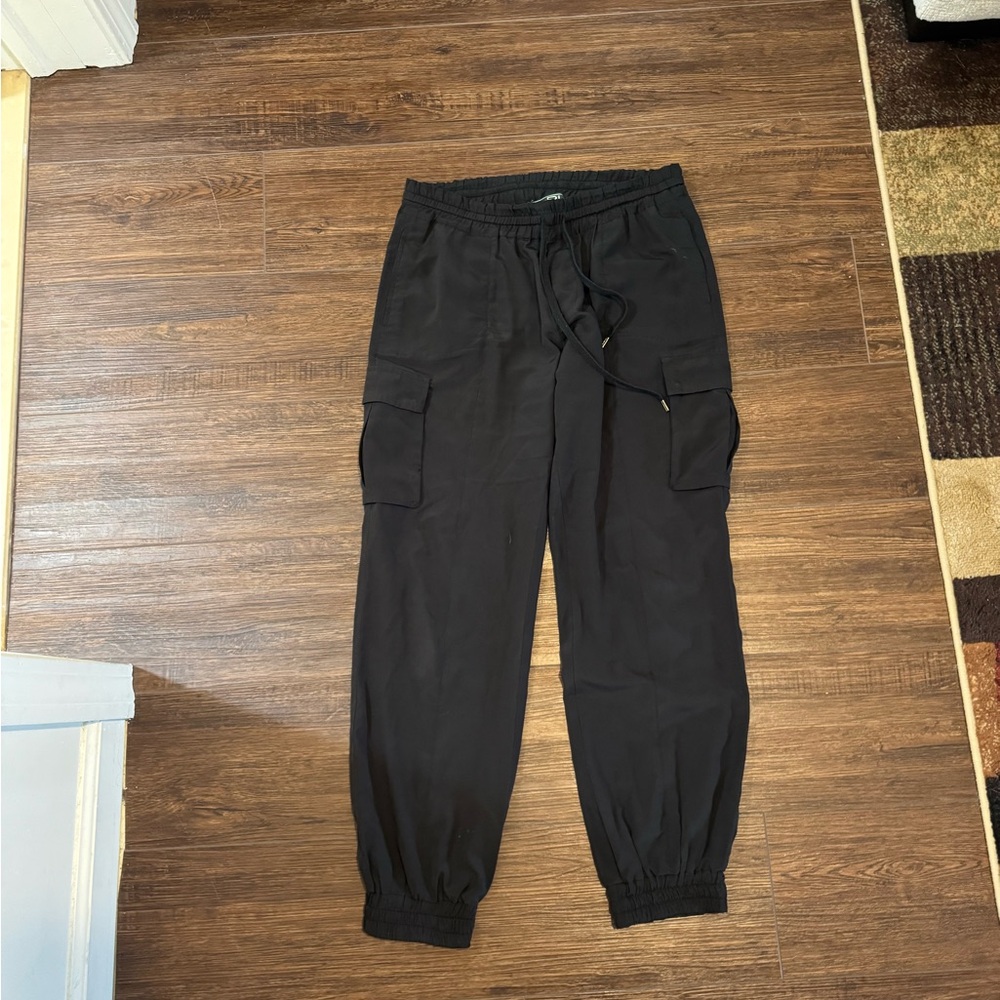 Ralph Lauren Black Cargo Jogger Pants